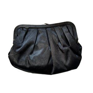 Bijoux Terner Black With Crystal Accents clutch bag